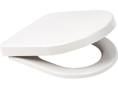 Plieger Milano/Plus-Compact Toiletzitting D-vorm wit