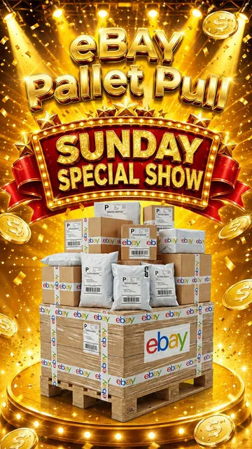 Rutger Alexander — EBAY ELECTRONICS PALLET PULL - THE SUNDAY SHOW · Elektronica live veiling op WhatNot (6-09-2026)