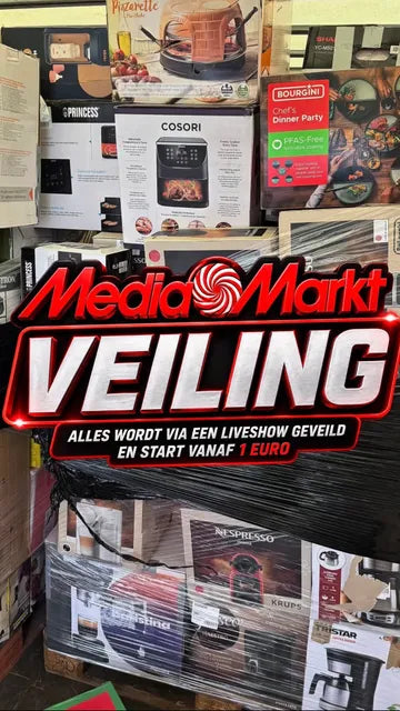 Rutger Alexander — MEDIA MARKT ELECTRONICS PALLET PULL - PREMIUM SHOW · Elektronica live veiling op WhatNot (16-08-2026)