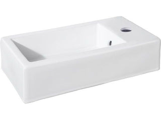Differnz Hura L fontein keramiek wit 40 x 22 cm