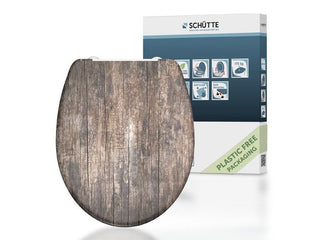 Schütte WC-bril 82368 OLD WOOD Duroplast Soft Close