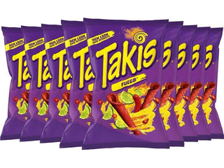 9x Takis Fuego Chips - Omdoos