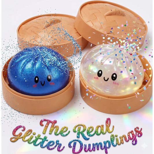 Dumplings Squishy XL GLITTER Version - SquishyDumplings