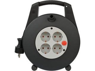 Brennenstuhl Vario Line Kabelbox 4-voudig zwart/grijs