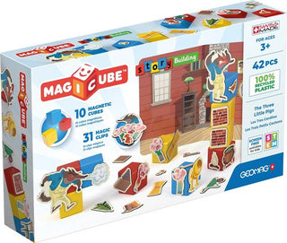 Geomag MagiCube Story Building Drie Kleine Biggetjes