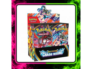 Pokemon Chaos Rising Boosterbox — kopen en vergelijken op Whatnot