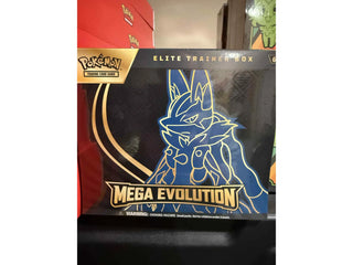 Pokemon Mega Evolution Elite Trainer Box - ETB Lucario — kopen en vergelijken op Whatnot