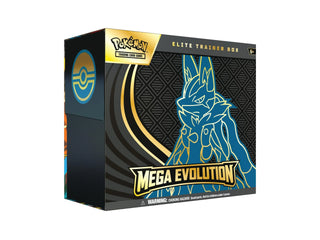 Pokemon Mega Evolution Elite Trainer Box - ETB Lucario — kopen en vergelijken op Whatnot