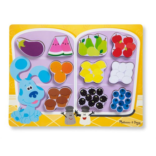 OCEANFLEX Blues Clues & You Fridge Food Wooden Chunky Puzzle