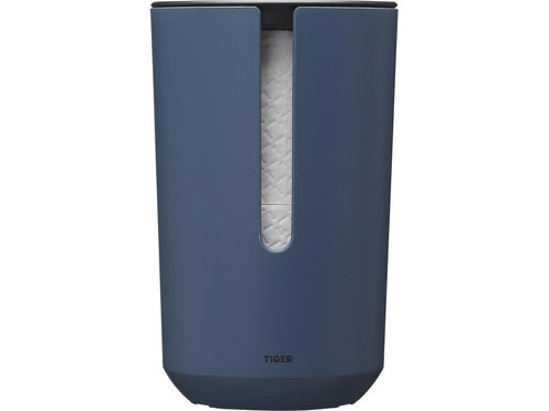 Tiger Tess reserverolhouder met deksel blauw/zwart