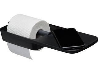 Tiger Tess wc rolhouder met planchet zwart
