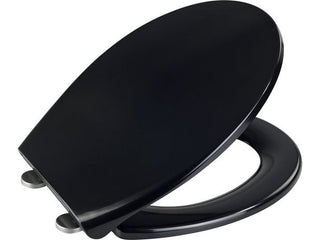 Wenko Vorno Neo WC bril zwart Duroplast